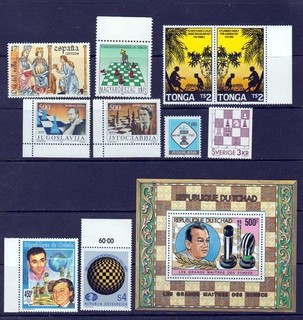 All World Lot Chess (including Tonga Yugoslavia Chad)