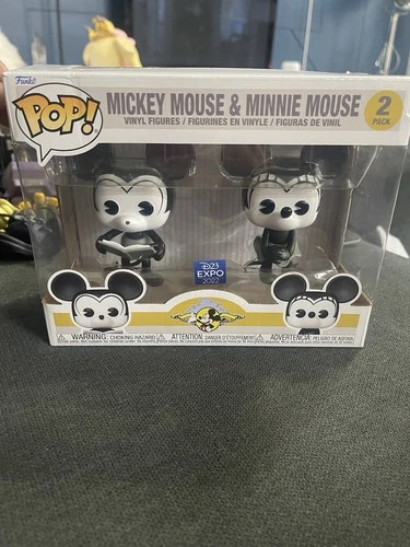 Funko Pop! Vinyl Mickey Mouse Minnie Mouse Exclusive D23 Expo 2 Pack Figure