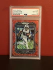 2022 Panini Prizm CeeDee Lamb Red Sparkle #79 PSA 10 Dallas Cowboys