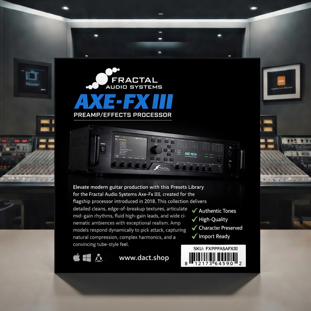 Fractal Audio Systems Axe-Fx III Amplifier Modeling & FX Presets