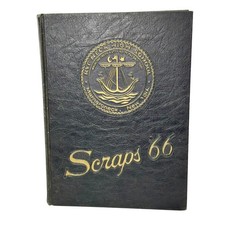 Vintage 1966 Scraps Rye Neck High School Mamaroneck, New York Yearbook Hardcover Vintage 1966 Scraps Rye Neck High School Mamaroneck, New York Yearbook Hardcover