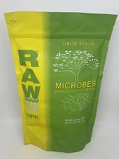 RAW Microbes Grow Stage Beneficial Bacteria & Fungi 2 lbs *SEALED* Exp 8/2026