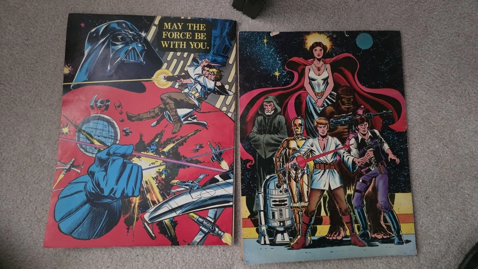 Marvel Comics Whitman Special STAR WARS #1 and #2 Giant 1977 Oversized Comics - Image 2 of 2