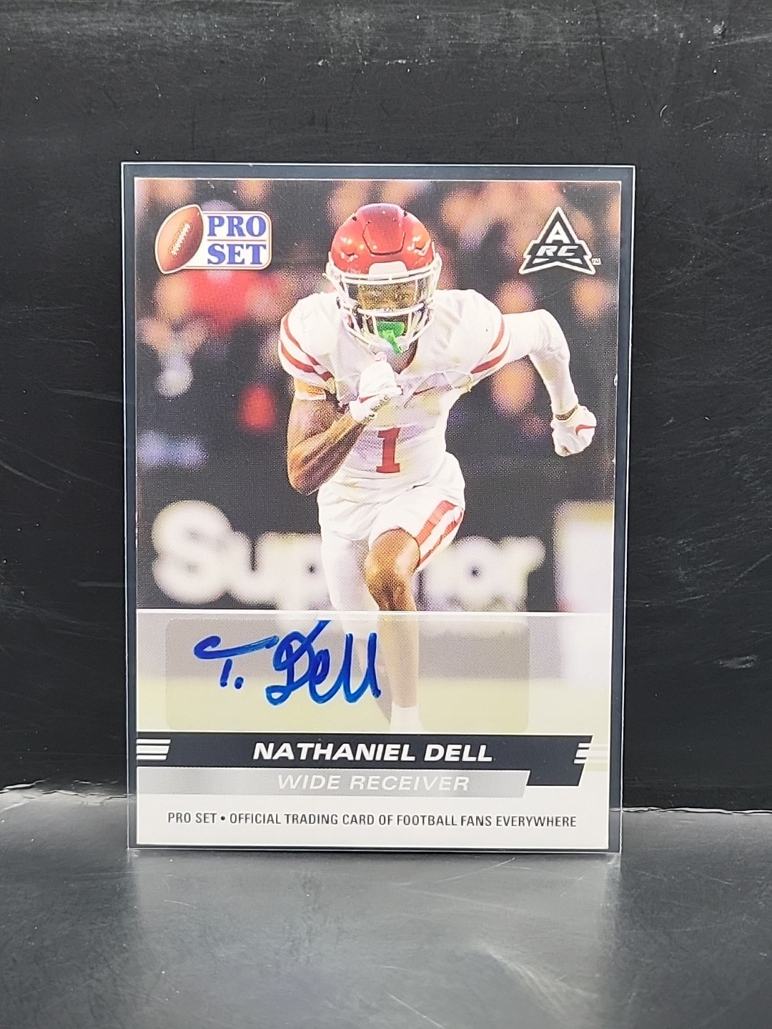 Nathaniel Tank Dell 2022 Leaf Pro Set Rookie RC Auto Texans PSA-ND1