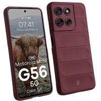 Bizon Case Tur Motorola Moto G56 5G Burgunderrot