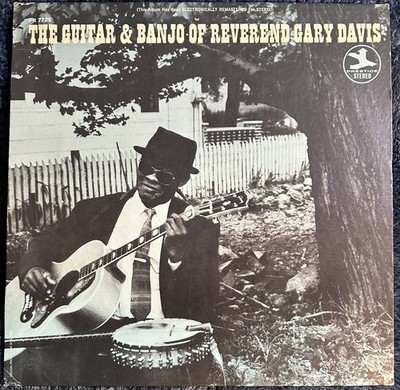 The Guitar & Banjo Of Reverend Gary Davis LP Prestige PR 7725 Stereo Blues EX