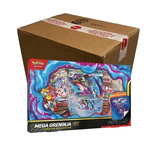 Pokémon Mega Greninja ex Premium Collection 6 Box Sealed Case | eBay