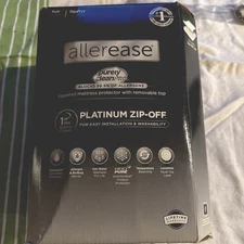 AllerEase Platinum Zip-Off Top Mattress Protector, Full