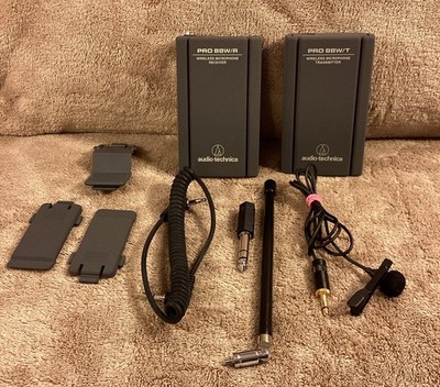 Audio-Technica Pro 88W VHF Wireless Microphone System WORKS GREAT!