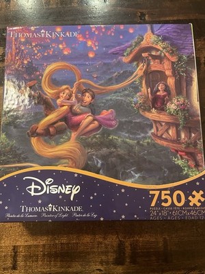 Disney Ceaco - Thomas Kinkade  ''Tangled Up In Love'' 750 Piece Jigsaw Puzzle NEW
