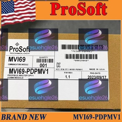 New ProSoft Technology MVI69-PDPMV1 PROFIBUS DP-V0/V1 Master Communication
