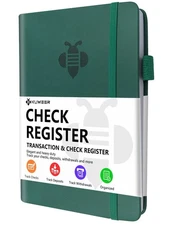 Check Register – Elegant Check Registers for Personal Checkbook with Check & ...