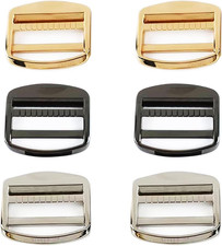 Metal Buckle Ladder Lock 1.5” (38Mm) 6 Pcs Heavy Duty Purse Hardware for Bag Mak