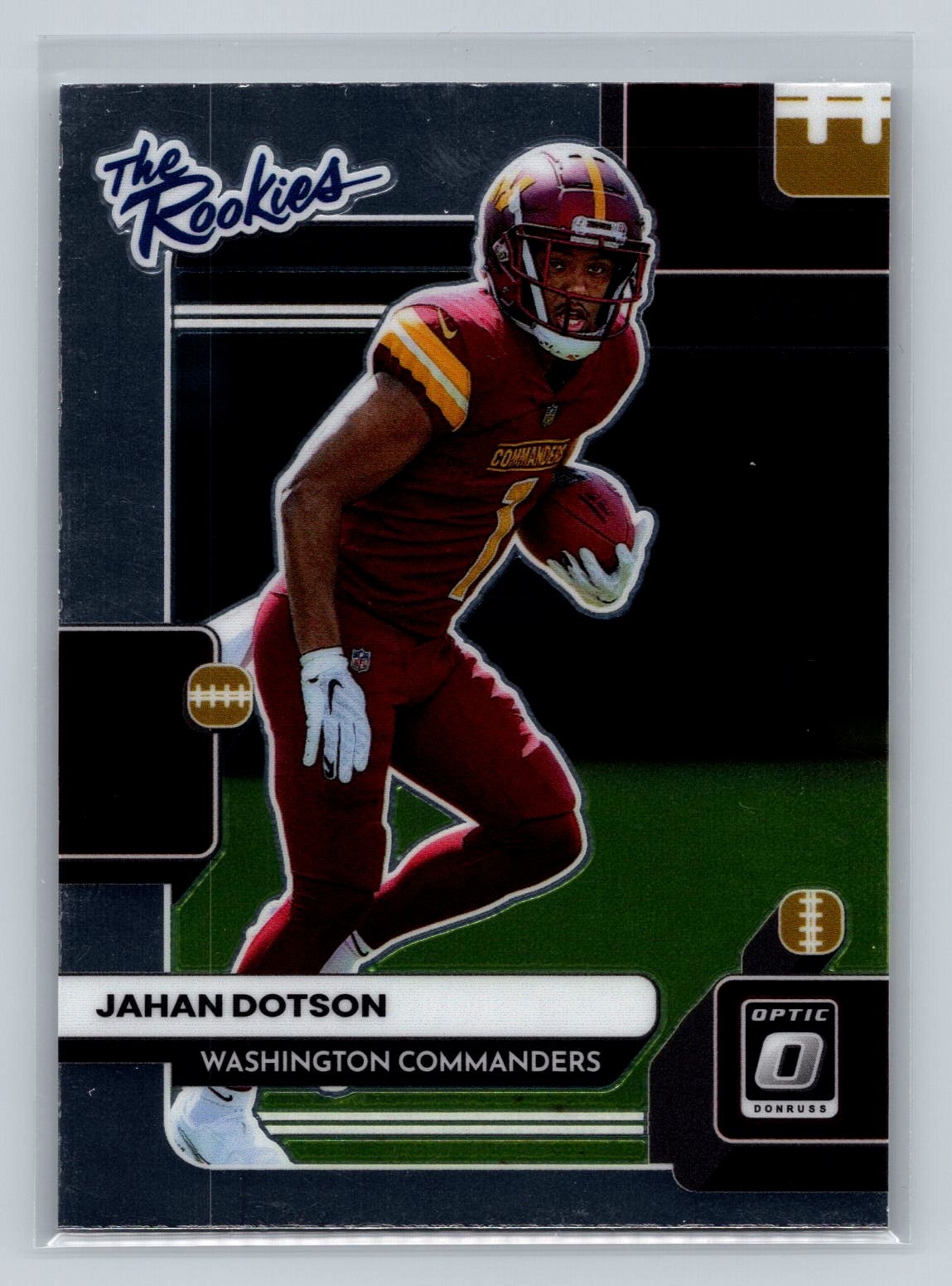 2022 Donruss Optic #TR-9 Jahan Dotson The Rookies NFL Washington Commanders