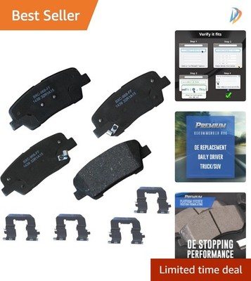 Ceramic Brake Pads for Select Genesis G70 G80 & Hyundai Models - Reliable Fit