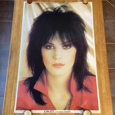 Joan Jett and the Blackhearts Poster Vtg 1982 Jett Lag Tour Funky Enterprises