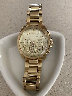 Michael Kors Chronograph Date Stainless S. Gold Watch 6366 Michael Kors Chronograph Date Stainless S. Gold Watch 6366