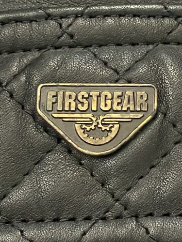 VINTAGE FIRSTGEAR by Hein Gericke, Leather Motorcycle Jacket Black Size M TALL - Picture 4 of 21