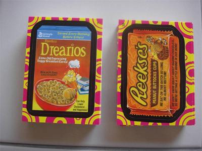 2014 TOPPS WACKY PACKAGES SERIES 1 COMPLETE SET OF 110 MOD RAD COLOR BORDER SET