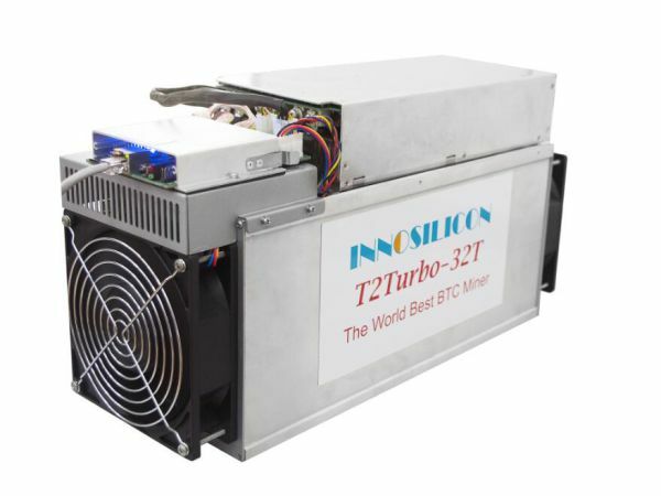 Innosilicon T2 turbo +32T SHA-256 BTC miner Passive Income