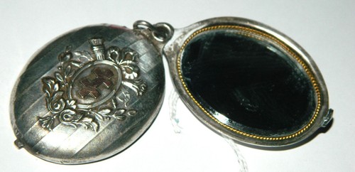 joli face à main en argent avec croix de Lorraine style Louis XVI - Bild 3 von 3