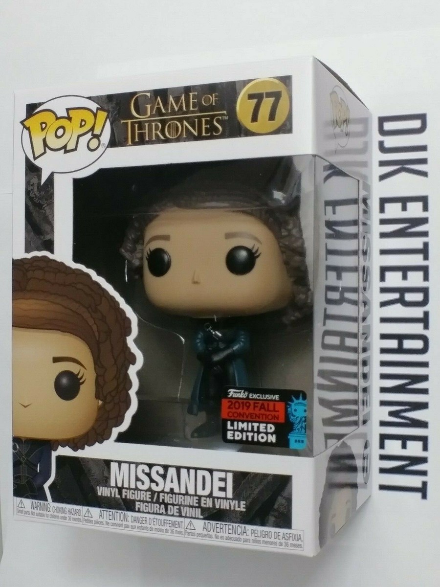 Game of Thrones Missandei フィギュア 限定版 POP Funko Game of Thrones MISSANDEI NYCC 2019 Fall