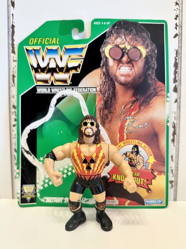 WWF Hasbro Series 11 Green Card Adam Bomb 100% MIN...