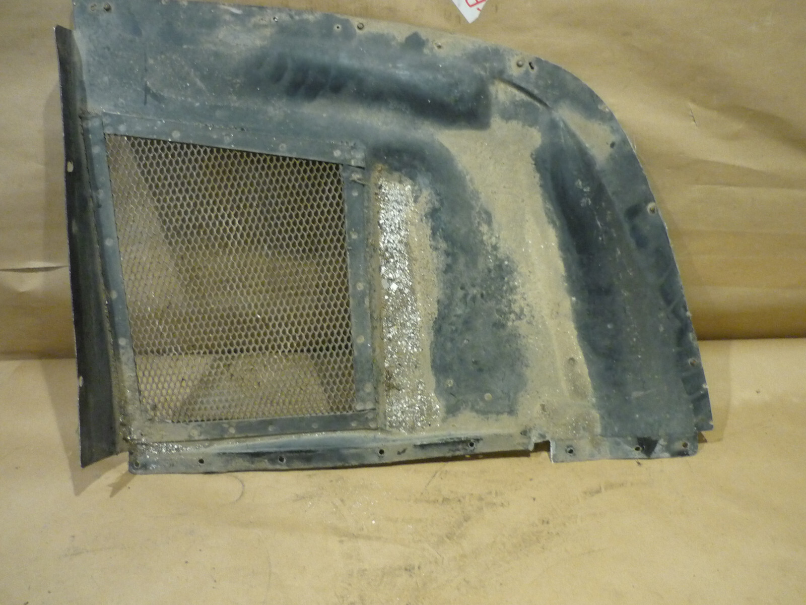 Ferrari Testarossa - LH Front Lower Spoyler Panel/ Bottom Plate  - P/N 61478800
