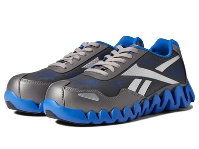 Reebok Zig Pulse Work EH Comp Toe Grey/Blue 11 B (M)