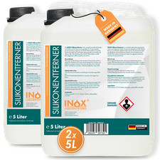 INOX® Silikonentferner 2x5L - Entfetter Silikon Reiniger Wachsentferner Autolack