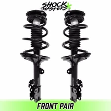 Front Pair Complete Strut with Coil Springs for 2004-2007 Toyota Highlander