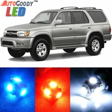 6 x Premium Xenon White LED Lights Interior Package for Toyota 4Runner 2001-2002