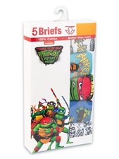 Handcraft boys NWT 5 pack brief underwear size 6 Teenage Mutant Ninja Turtles