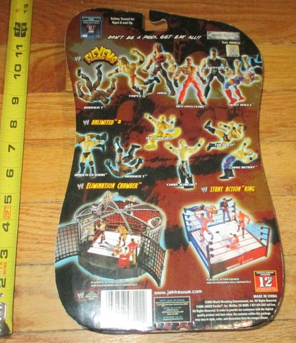 2004 WWF WWE Jakks Rey Mysterio Flex'ems Wrestling Figure Series 4 LWO WCW AAA - Picture 2 of 6