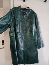 Jessica London Leather Coat - Size 26 - Womens