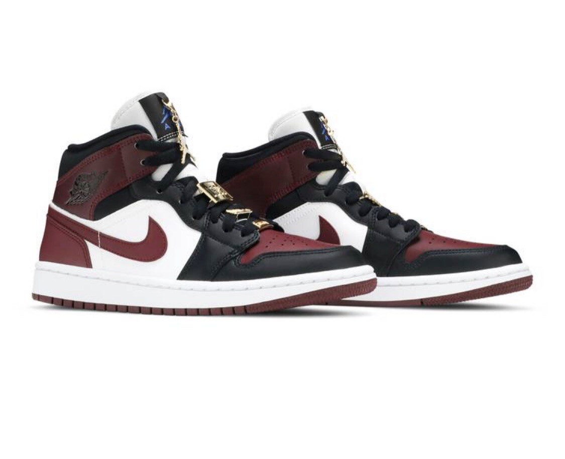 Brand New DS Jordan 1 Mid Beetroot Wmns size 8.5 mens 7 Gold CZ4385-016 red  | eBay