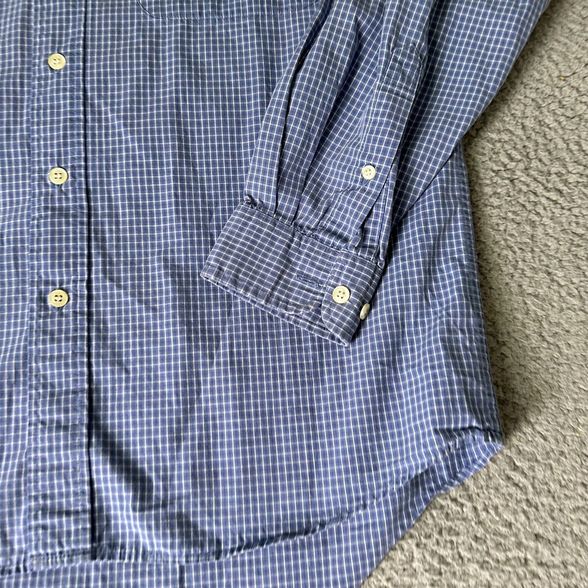 Vintage GAP Shirt Adult Medium Blue White Button Up 90s Vintage GAP Shirt Adult Medium Blue White Button Up 90s