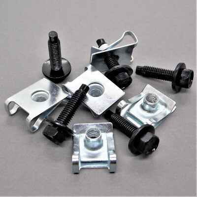 20Tl. Schrauben M5 Set Motorrad Verkleidungsschrauben Clips Klemmen