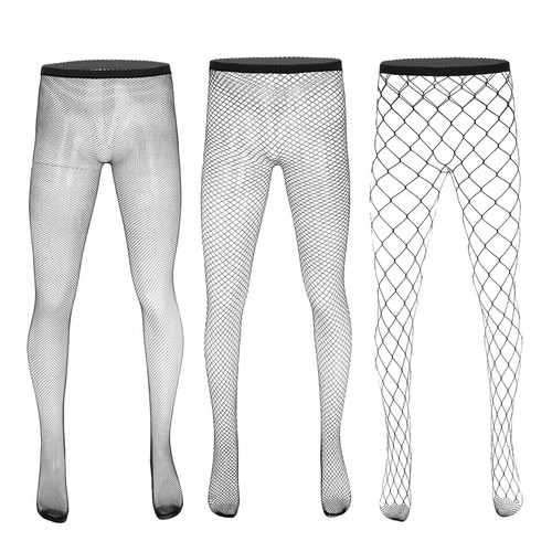 Men's Fishnet See Through Sexy Pants 