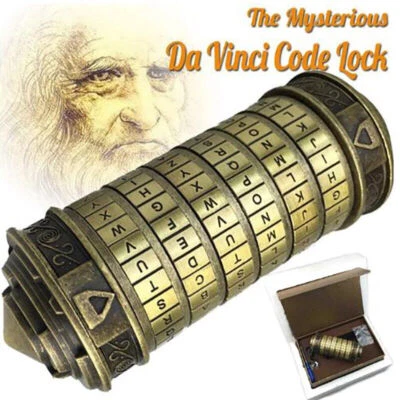 MARKENLOS Da Vinci Code Toys Metal Cryptex Locks Wedding Gifts Valentine's Day GiftCWD CR