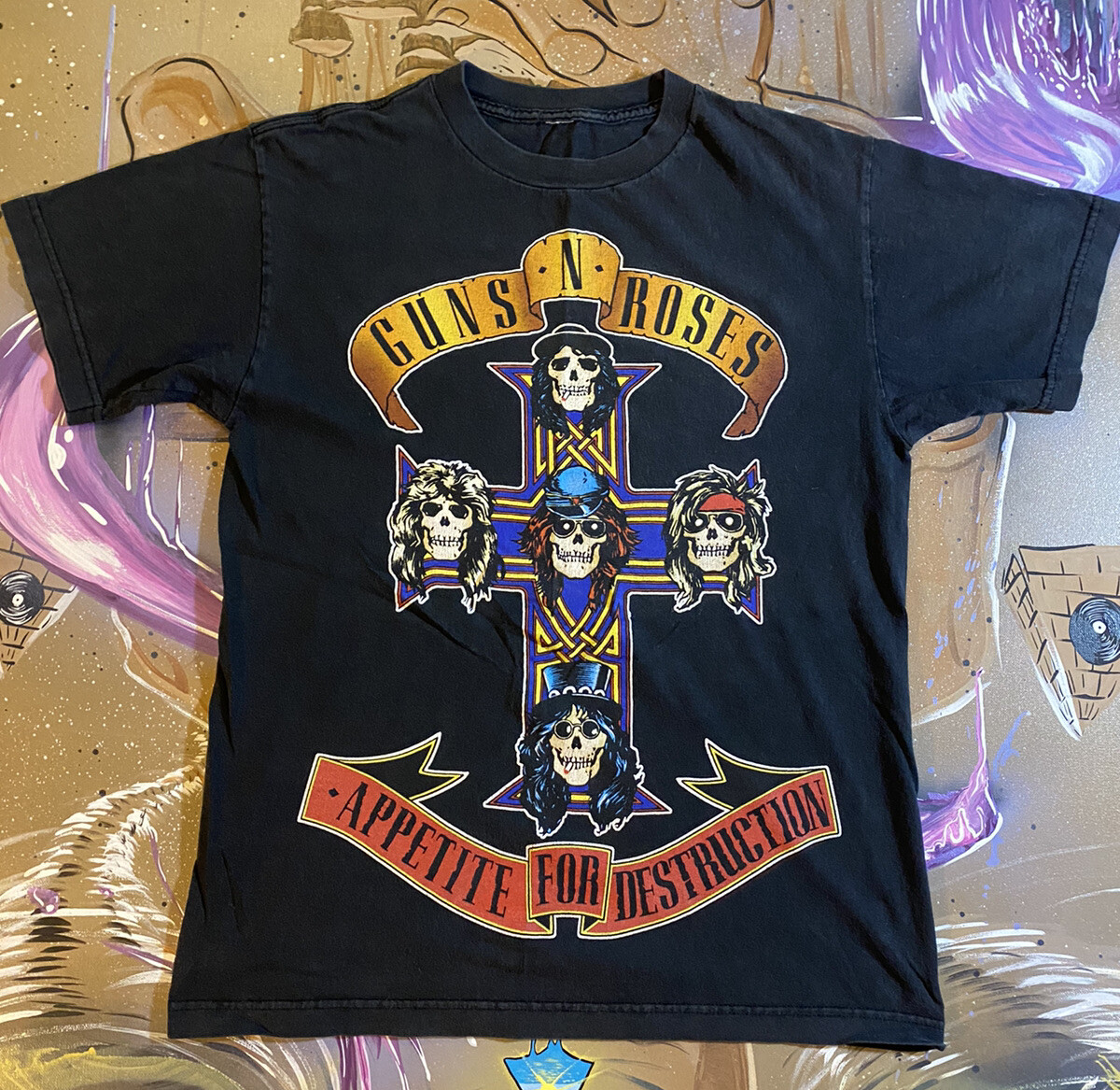 Adult Guns N' Roses Appetite For Destruction Cross Ba… - Gem