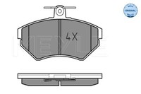 Meyle 025 219 4516 Brake Pad Set, Disc Brake For Seat VW
