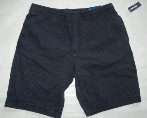 OLD NAVY MENS SHORTS BLUE HORIZONTAL STRIPE size SMALL  medium COTTON      (A10) - Picture 1 of 12