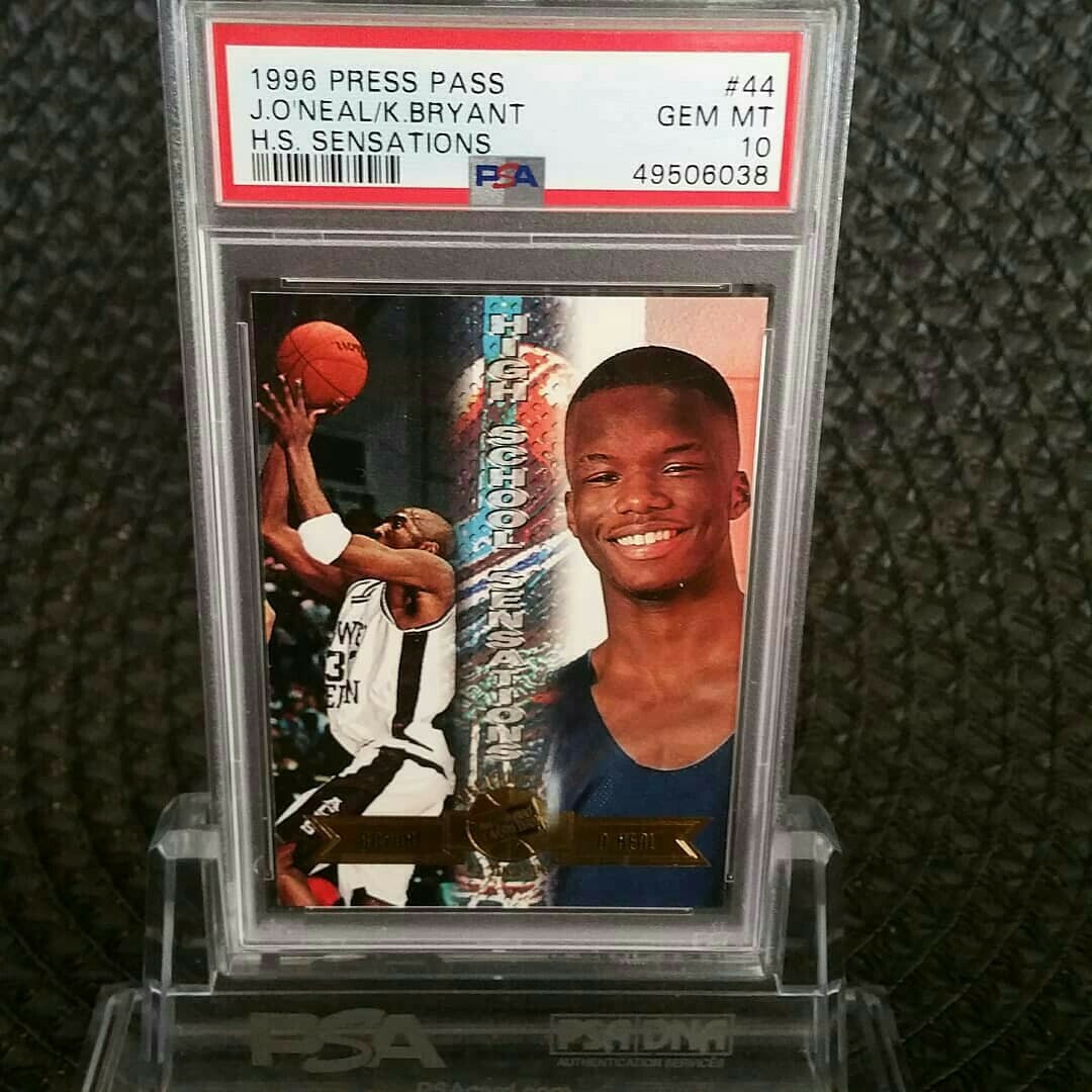 Kobe Bryant 1996-97 Press Pass High School Sensations GOLD PSA 10 