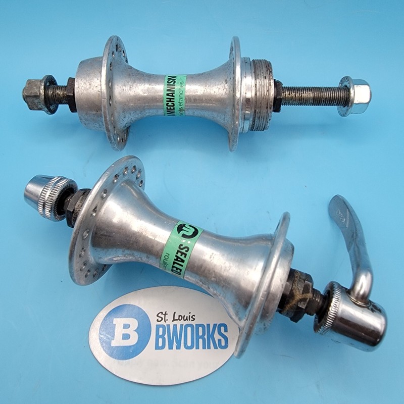 Old School Maillard Sealed Mechanism Hub Set 36 Hole QR/Nutted Freewheel  j28