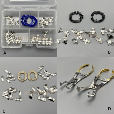 Dental Endo Sectional Contoured Metal Matrix Bands Matrices Clamping Ring Plier