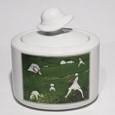 The Toscany Collection Samfaolo Lidded Sugar Bowl Girls in White Dresses Japan
