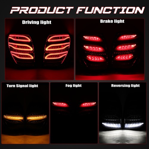 1Pair Tail Light Fit For Chevrolet Captiva 2015-2019 Smoke - Picture 4 of 16