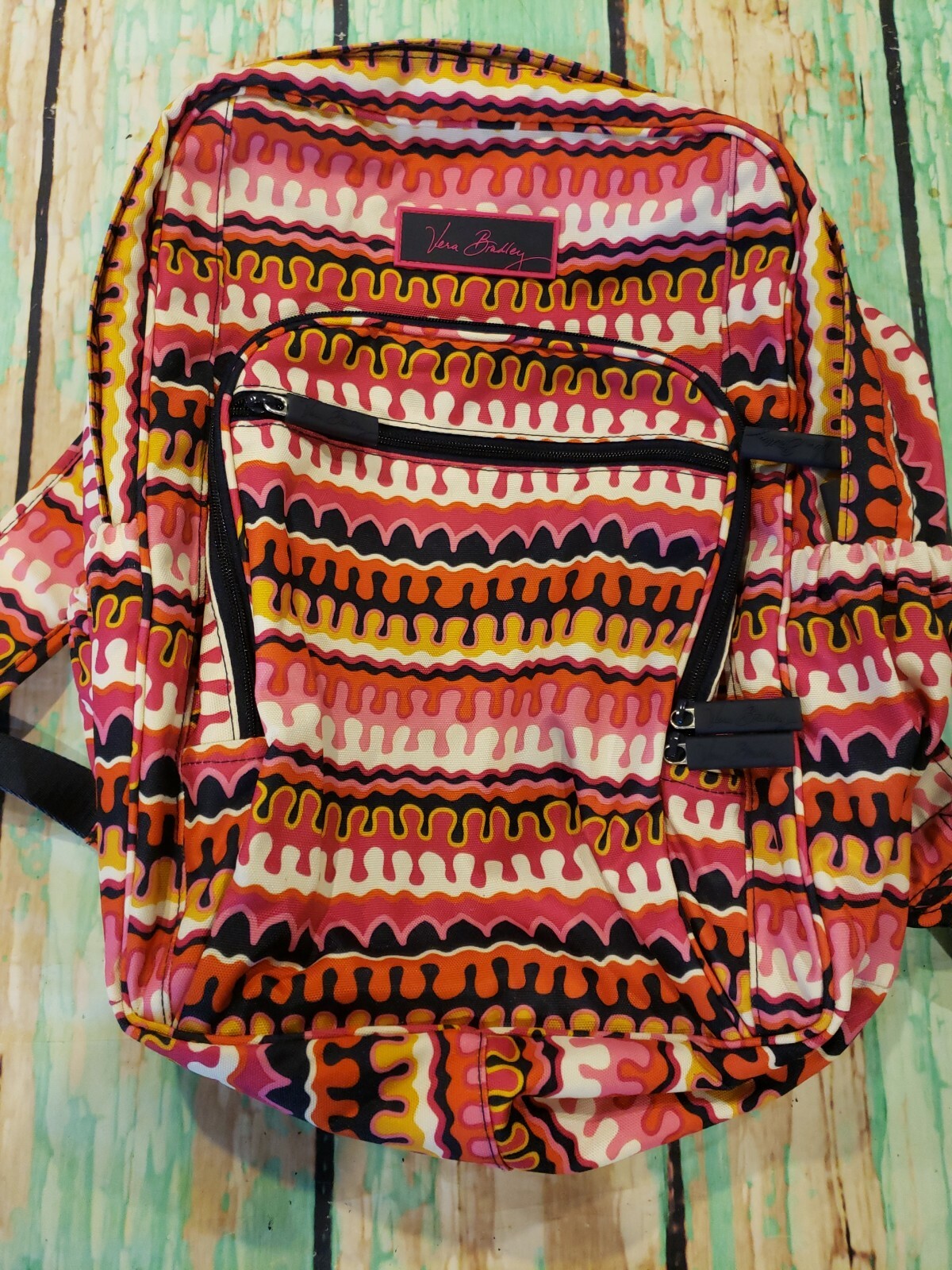 EUC Vera Bradley Backpack Multi colored Super Cute - image 1