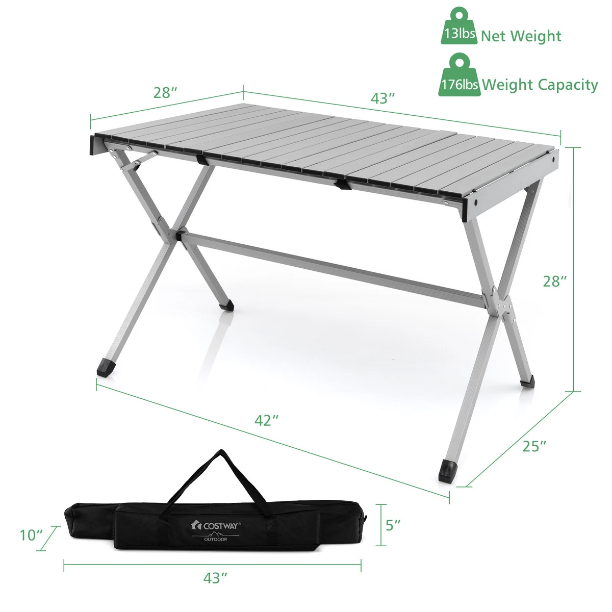 Lightweight cheap camping table